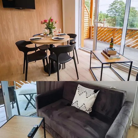 W Naturze - Apartament dla Aktywnych z Balkonem i Widokiem na Góry, blisko Szlaki, przy Stoku z wyciągiem Dolina Szczęścia